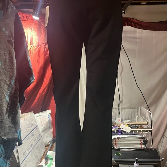 nwt black clara sun woo pants split hem size 1x - Picture 13 of 15